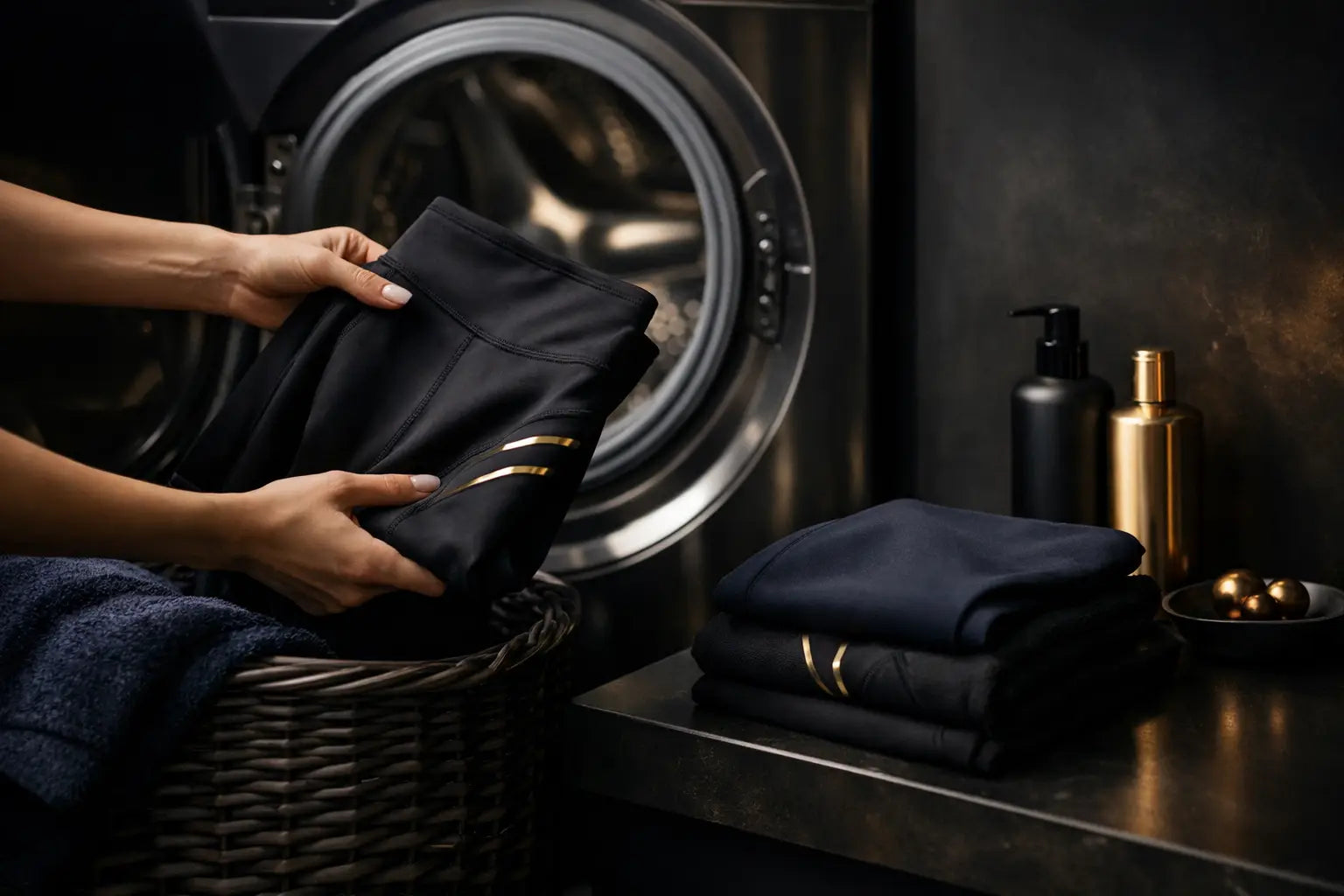 Så tvättar du träningstights utan att slita på dem